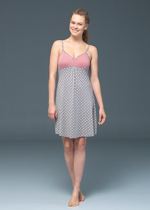 Blackspade Noir Olivia Dotted Nightdress image