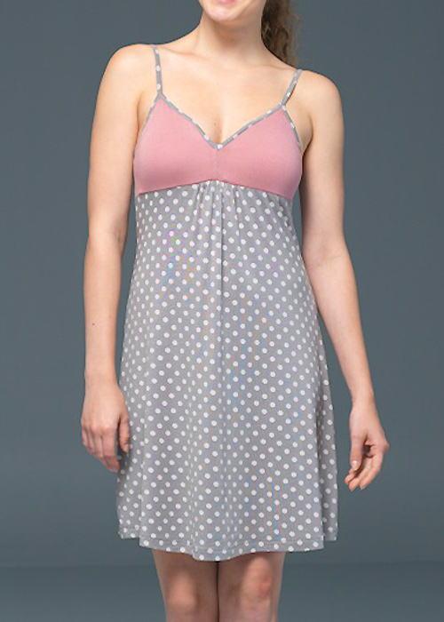 Blackspade Noir Olivia Dotted Nightdress SideZoom 2