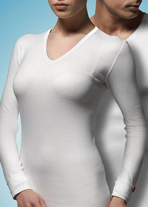 Blackspade Unisex Thermal V Neck Long Sleeve T Shirt