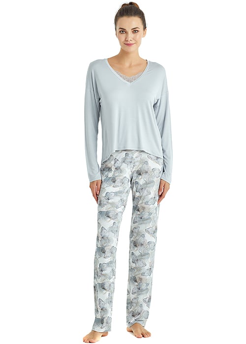Blackspade Winter Vibes Lace Long PJ Set Product image