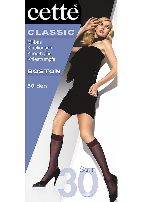 Cette Boston 30 Semi Opaque Plus Size Knee Highs