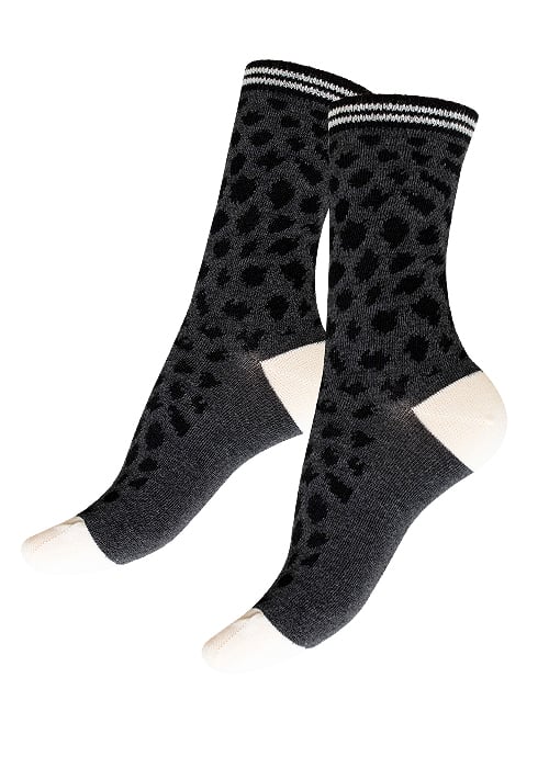 Charnos Bamboo Cheetah Print Socks image