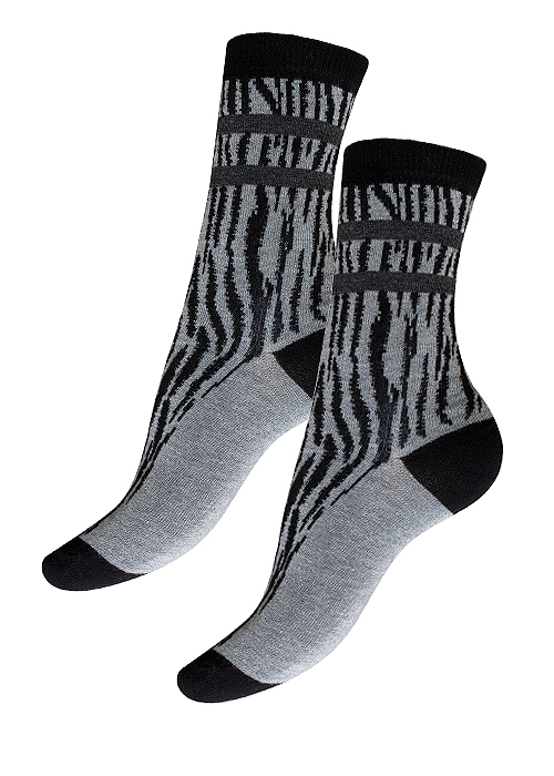 Charnos Bamboo Zebra Print Socks image