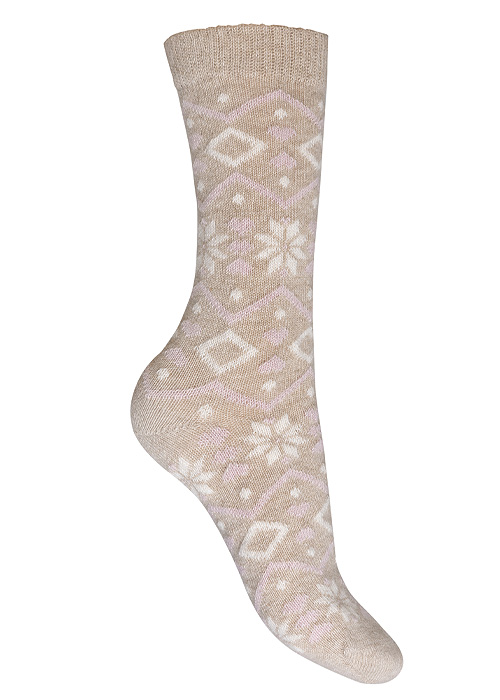 Charnos Cashmere Fairisle Socks image