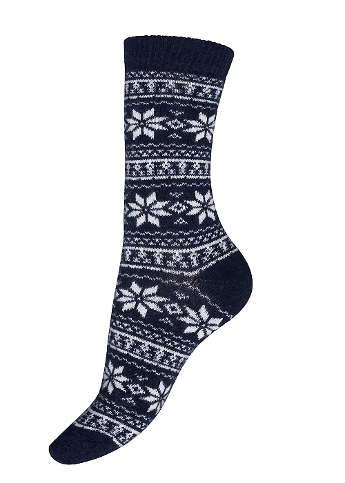 Charnos Cashmere Mix Fairisle Socks image