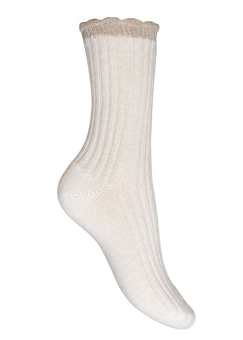 Charnos Cashmere Scallop Top Rib Sock image