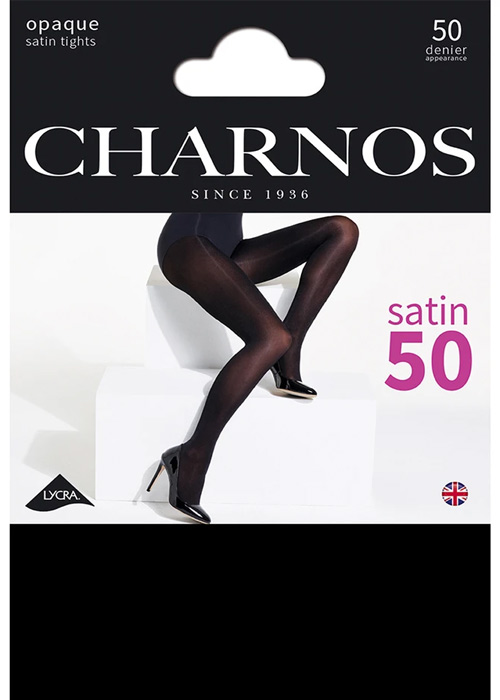 Charnos Satin 50 Opaque Tights BottomZoom 1