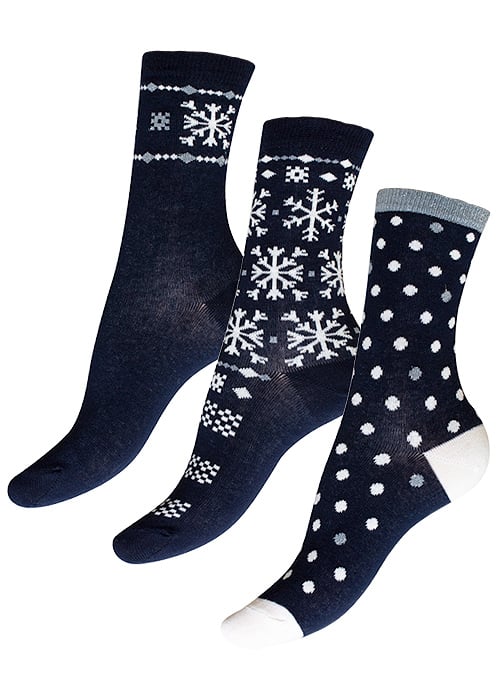Charnos Snowflake Gift Set Socks 3 Pair Pack Product image