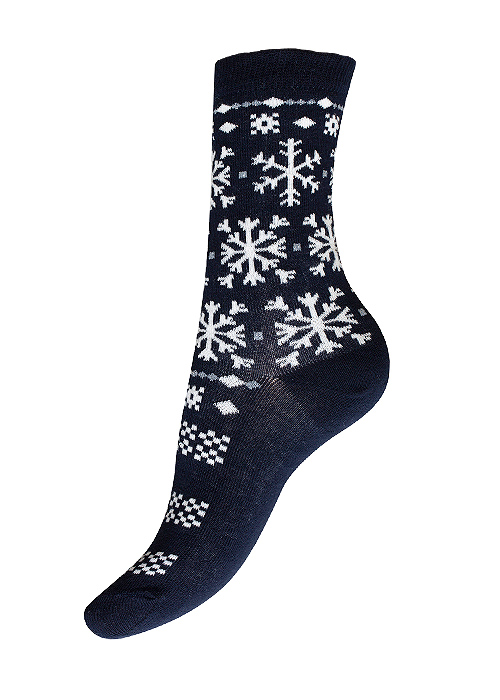 Charnos Snowflake Gift Set Socks 3 Pair Pack BottomZoom 2