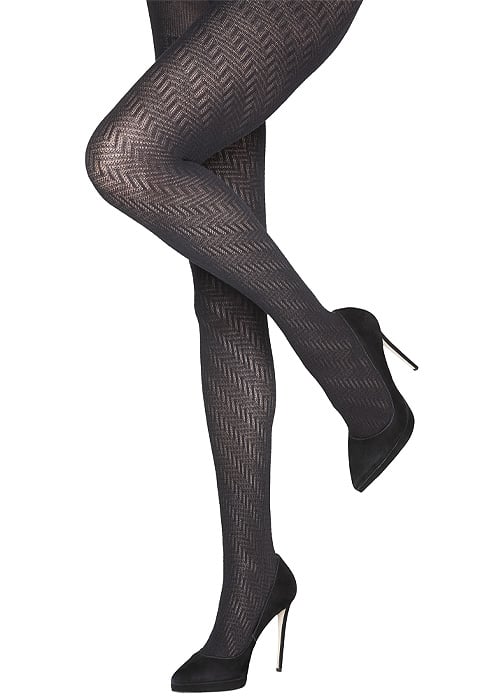 Charnos Textured Zig Zag Tights image
