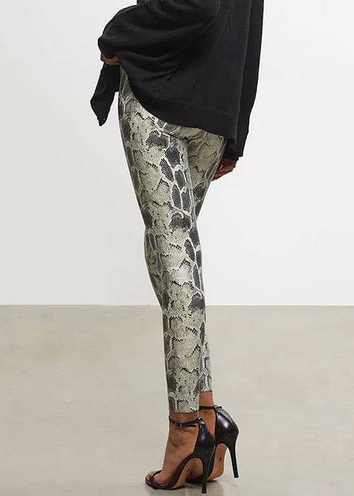 Commando Faux Leather Python Leggings SideZoom 2