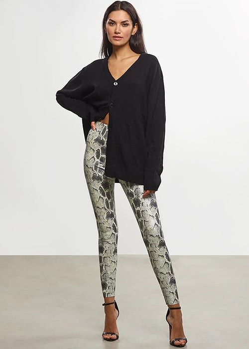 Commando Faux Leather Python Leggings SideZoom 4