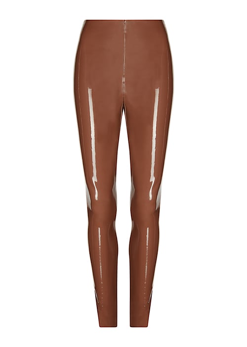 Commando Perfect Cinnamon Control Faux Patent Leather Leggings image