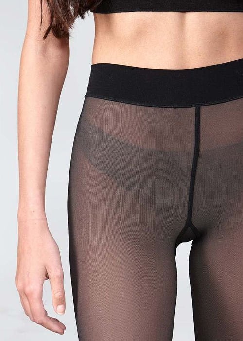 Couture Sheer Effect Thermal Opaque Tights image