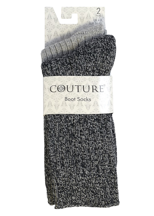 Couture Womens Boot Socks 2PP BottomZoom 4