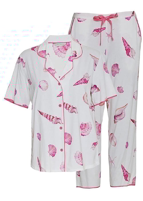 Cyberjammies Shelly Jersey Cropped Pyjama Set image