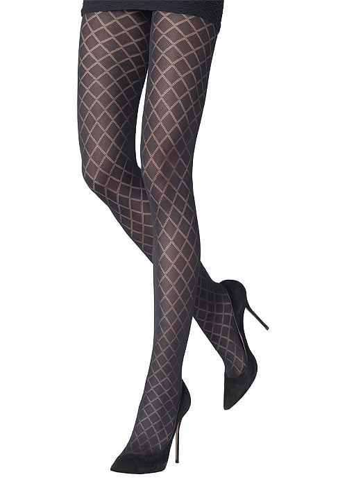 Emilio Cavallini Jacquard Diamonds Tights