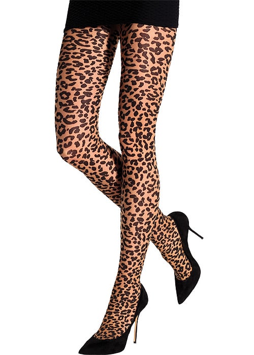 Emilio Cavallini Leopard Tights SideZoom 2