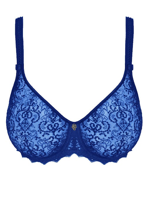 Empreinte Cassiopee Caribbean Blue Lace Underwired Bra