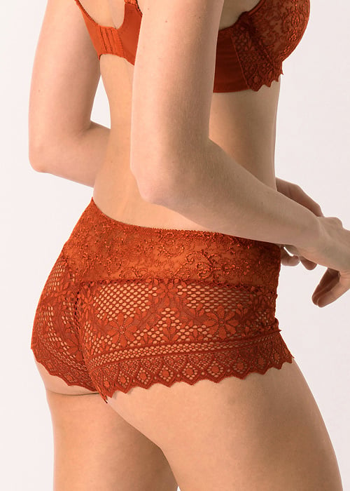 Empreinte Cassiopee Tangerine Lace Shorty SideZoom 2