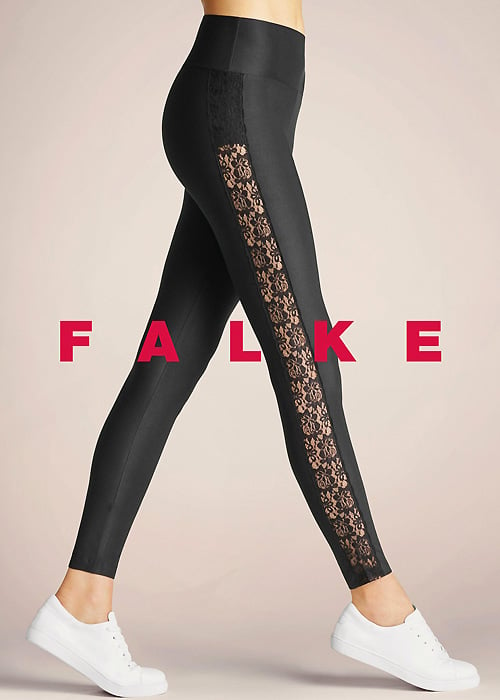 Falke Lace Leggings SideZoom 3