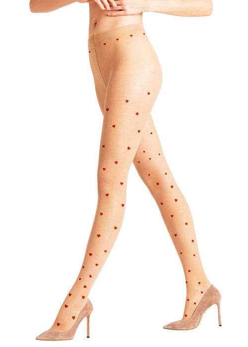Falke Red Velvet Tights image