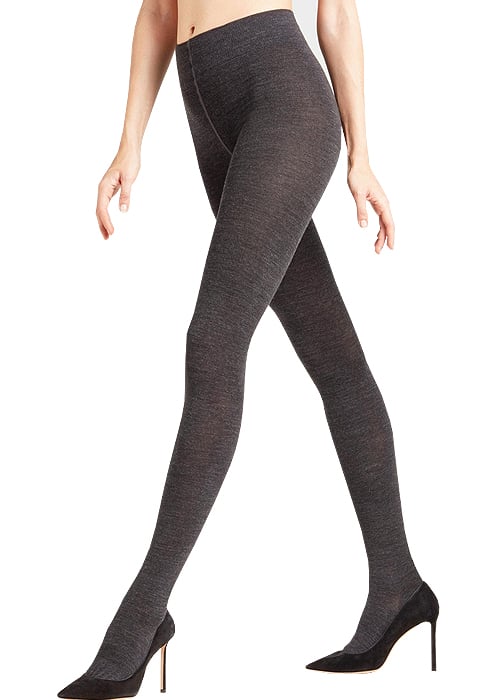 Falke Soft Merino Wool and Cotton Mix Tights SideZoom 4