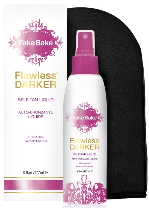 Fake Bake Darker Flawless Self-Tan Liquid Spray With Mitt