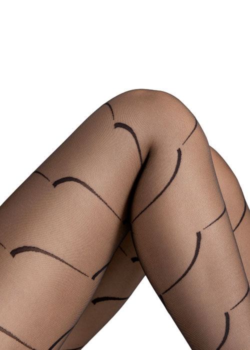 Fiore Black Swan 15 Denier Tights SideZoom 2