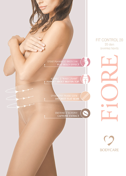 Fiore Bodycare Fit Control 20 Shaping Tights BottomZoom 2