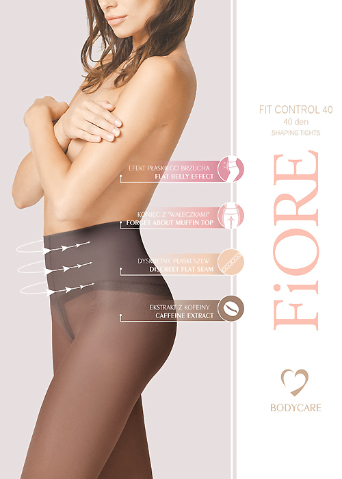 Fiore Bodycare Fit Control 40 Shaping Tights BottomZoom 2