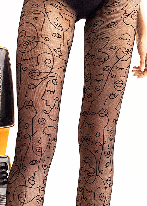 Fiore Faces 30 Tights SideZoom 3