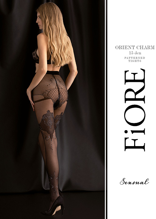 Fiore Orient Charm 15 Tights SideZoom 4