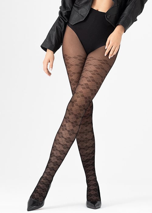 Fiore Oxford 20 Patterned Tights image