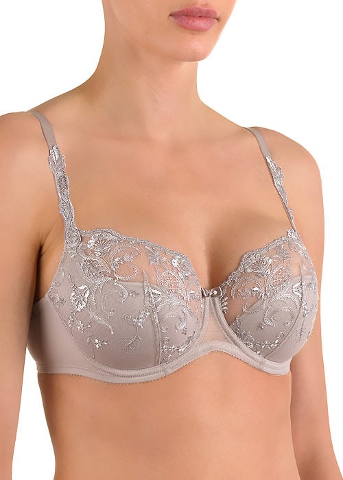 Felina Conturelle Sentiments Pearl Grey Balconette Bra