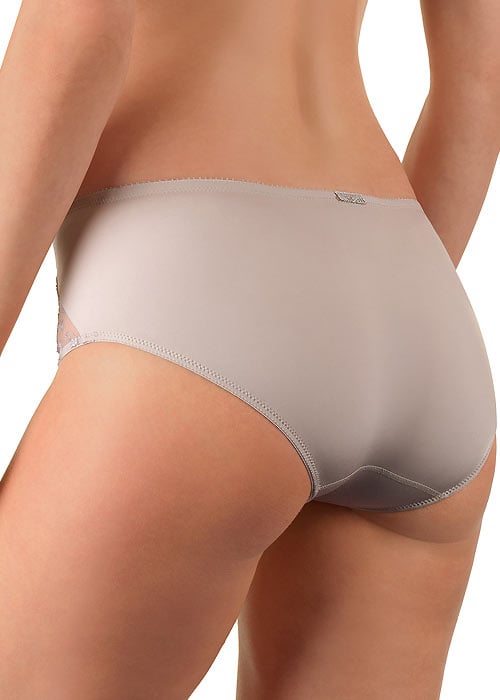 Felina Conturelle Sentiments Pearl Grey Brief SideZoom 2