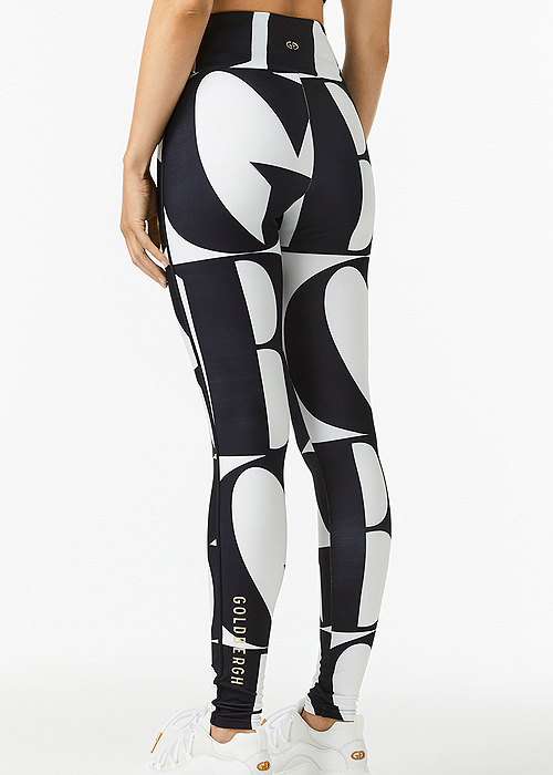 Goldbergh Jordyn Black Font Leggings SideZoom 3