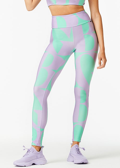 Goldbergh Jordyn Lilac Font Leggings SideZoom 2