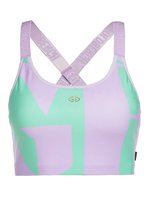 Goldbergh Lauren Lilac Font Sports Bra SideZoom 4