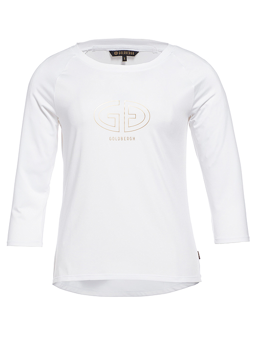 Goldbergh Raven White 3/4 Sleeve Top image