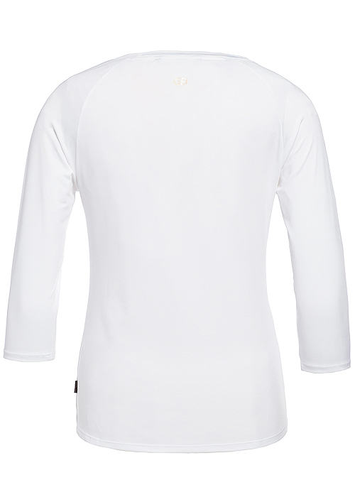 Goldbergh Raven White 3/4 Sleeve Top SideZoom 3