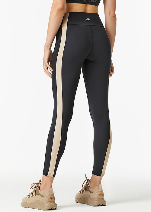 Goldbergh Skyline Black Sandstone Leggings SideZoom 2