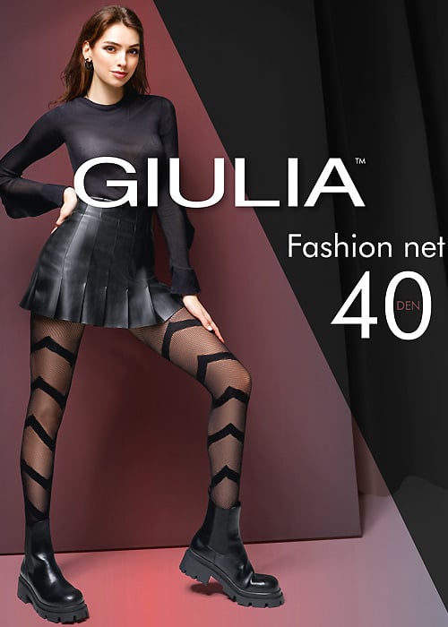 Giulia Fashion Net Tights N.7 SideZoom 3