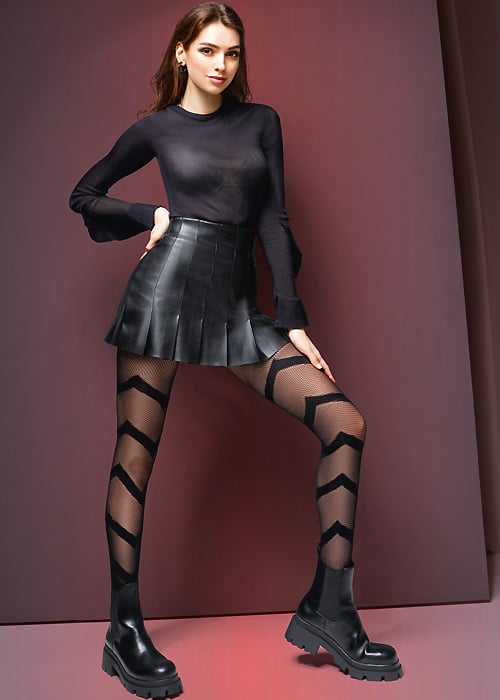 Giulia Fashion Net Tights N.7 image