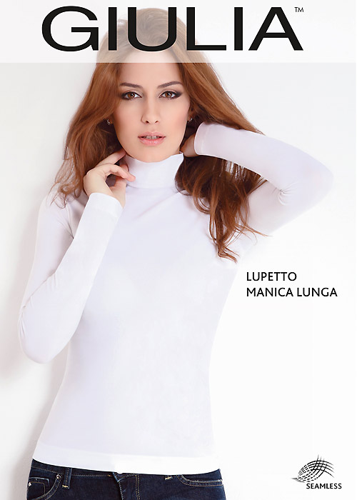 Giulia Lupetto Seamless Long Sleeve Polo Neck