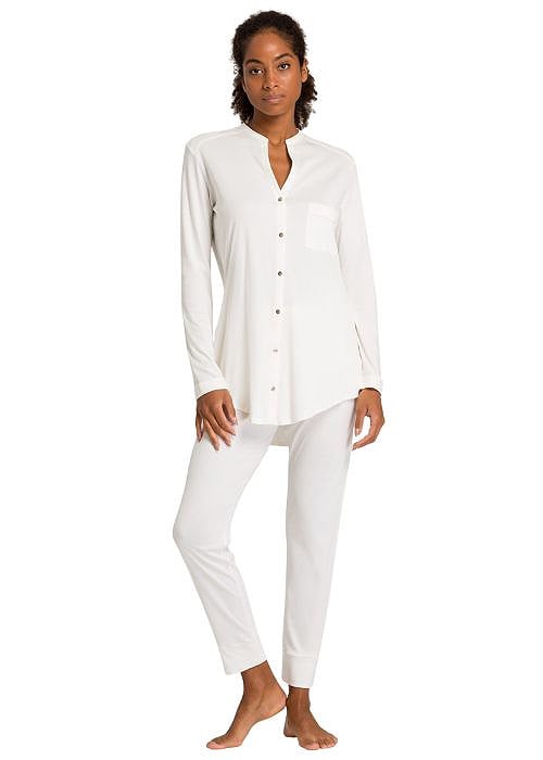 Hanro Pure Essence Long Sleeved Pyjama Set