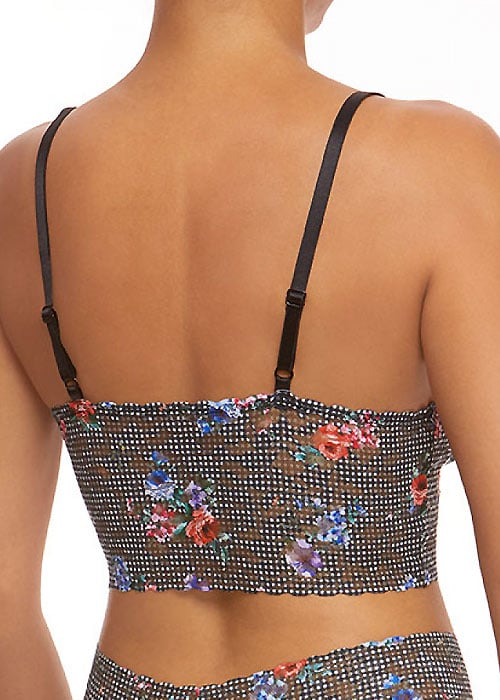 Hanky Panky Checkered Past Retro Longline Bralette image