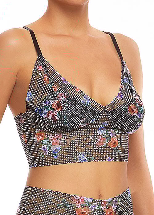 Hanky Panky Checkered Past Retro Longline Bralette Product image