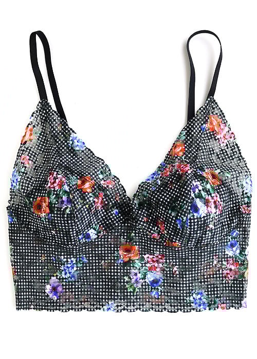 Hanky Panky Checkered Past Retro Longline Bralette image