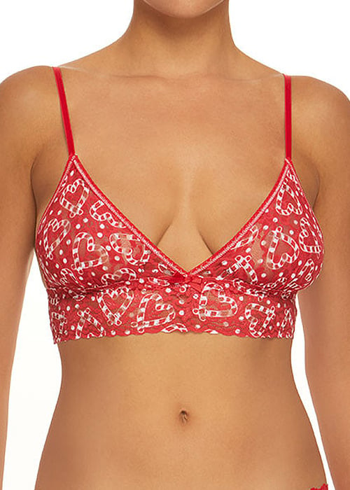 Hanky Panky I Heart Peppermint Triangle Bralette